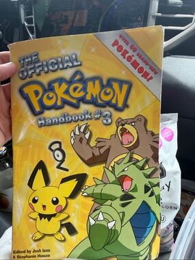 Pokemon Yellow Handbook #3 with Pikachu, Tyranitar, Ursaring Artwork